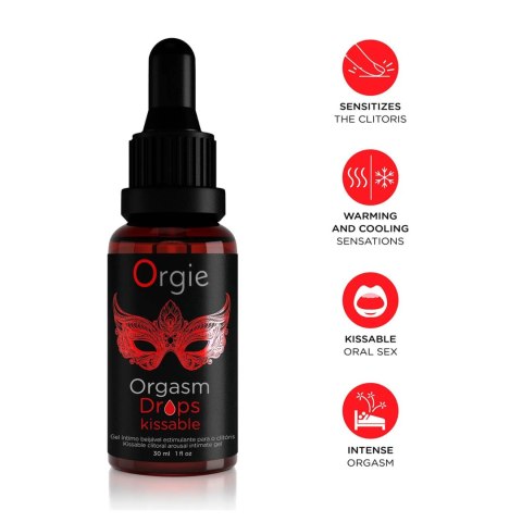 Żel-ORGASM DROPS KISSABLE - 30 ML Orgie