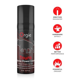 Żel-TOURO - ERECTION CREAM - WITH TAURINA - 15 ML Orgie