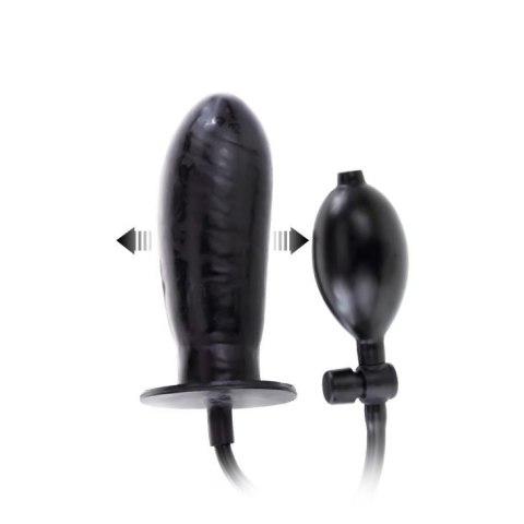Baile Bigger Joy - pompowane dildo lateksowe z pompką