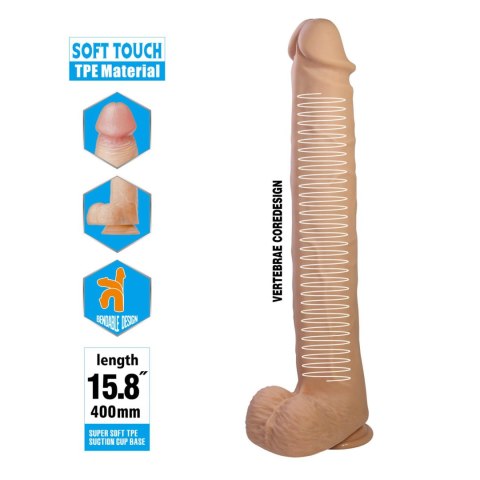 Pretty Love Pat - Realistic Dildo 15.8"