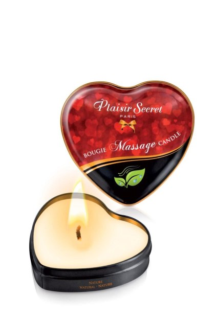 Świeca do masażu z olejem kokosowym, zapach naturalny, 35 ml