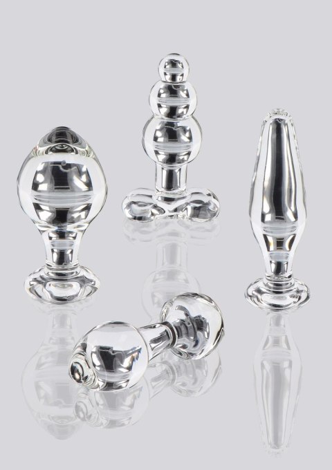 Toy Joy Glass Worxx Brilliant Star - szklany korek analny, 9 cm