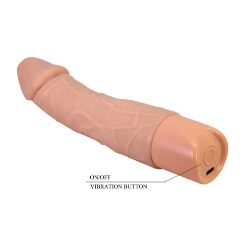 Pretty Love Jermaine - Realistic Vibrating Dildo 7.7"