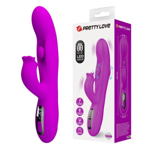 Pretty Love Yalanda Purple - Nodding Rabbit Vibrator