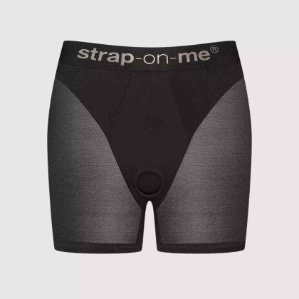 Strap-on-me Halo - majtki-uprząż do strap-on, wysoki stan, XS
