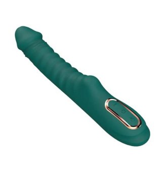 Enyalius Ribbed Silicone Vibrator Green