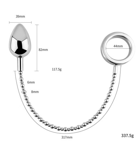 Jewellery - Metal Anal Plug - NO. 4