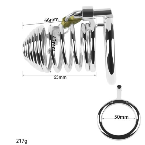 Metal Penis Cock Cage - Short