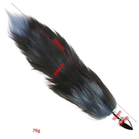 Plug-Fox TAIL- Black XXL