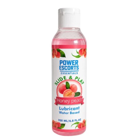Power Escorts - DR11 - Honey Peach Water-Based Lubricant 200ml - Slide & Play Personal Lube