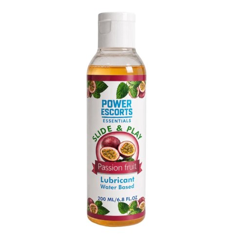 Power Escorts - DR13 - Passion Fruit Water-Based Lubricant 200ml - Slide & Play Personal Lube