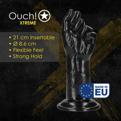 Fist of Pleasure - Fist Dildo - 569 gr / 21 cm - Black