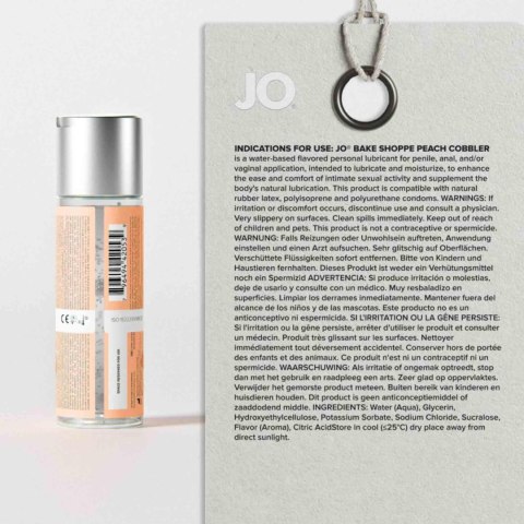 System JO - JO Bake Shoppe Peach Cobbler Lubricant 60 ml