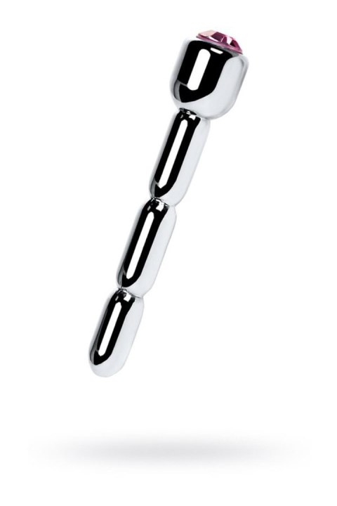 Urethral plug TOYFA Metal, with gem, average, silver