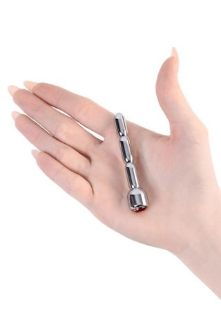 Urethral plug TOYFA Metal, with gem, average, silver