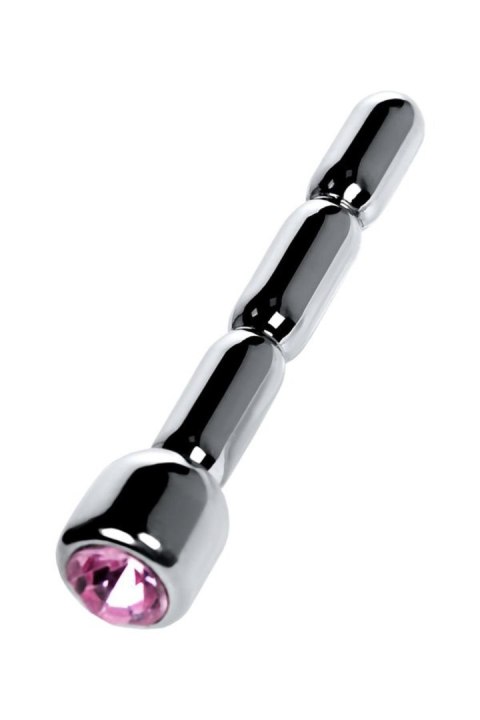 Urethral plug TOYFA Metal, with gem, average, silver