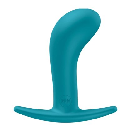 Fun Factory Bootie L - silikonowy korek analny do prostaty, akwamaryna