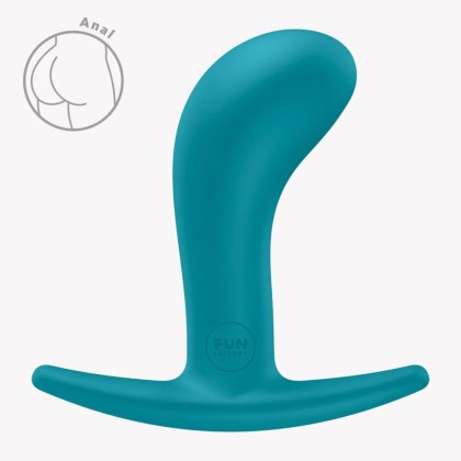 Fun Factory Bootie M - silikonowy korek analny do prostaty, akwamaryna