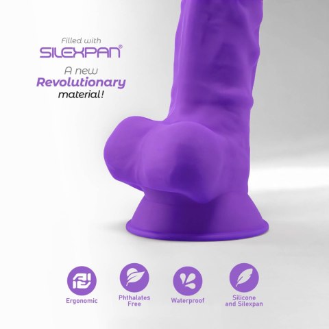 Dildo-Model 1 (7"") Purple Silexd
