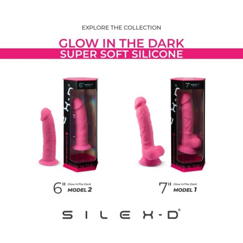 Model 2 6"" Pink Box Glow in the Dark Silexd