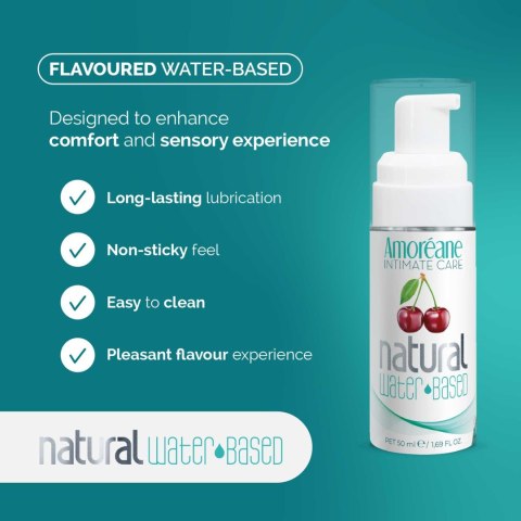 AM.Cherry Water Based Lubricant with phytoplankton 50ml Amoreane