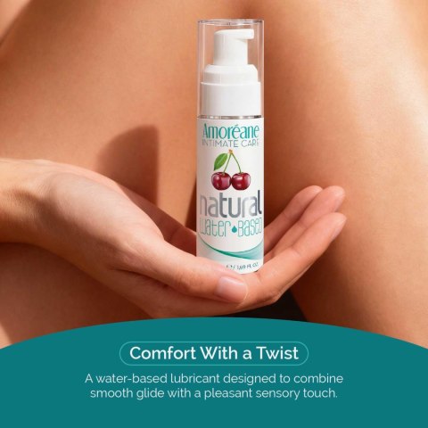 AM.Cherry Water Based Lubricant with phytoplankton 50ml Amoreane