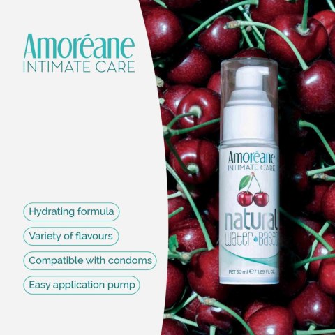 AM.Cherry Water Based Lubricant with phytoplankton 50ml Amoreane