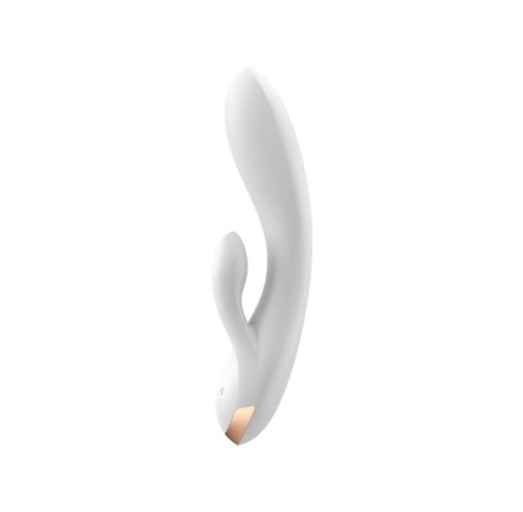 Satisfyer Double Flex Connect App - wibrator z 3 silnikami, biały