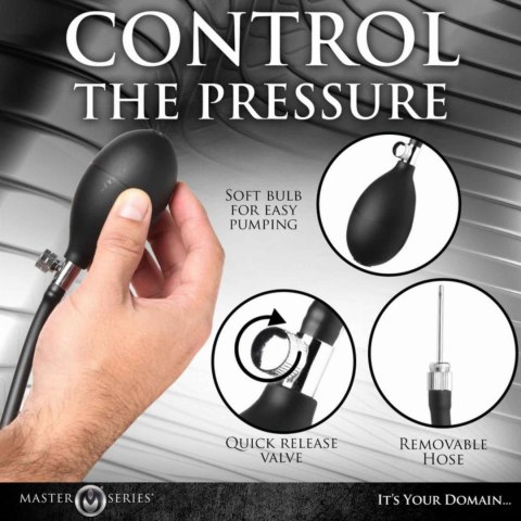 Master Series - Inflatable Silicone Anal Plug