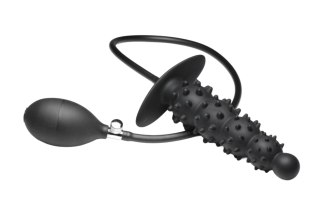 Master Series - Ribbed Inflatable Anal Plug