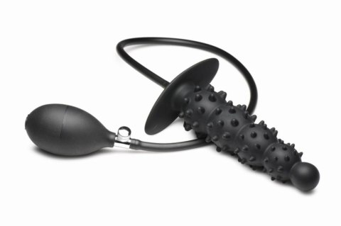 Master Series - Ribbed Inflatable Anal Plug