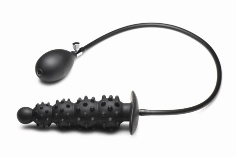 Master Series - Ribbed Inflatable Anal Plug