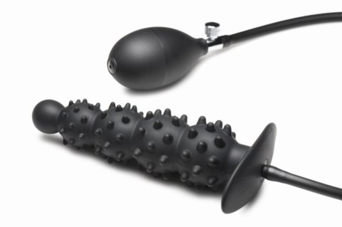 Master Series - Ribbed Inflatable Anal Plug