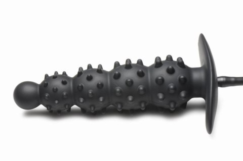Master Series - Ribbed Inflatable Anal Plug