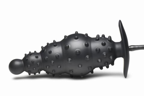 Master Series - Ribbed Inflatable Anal Plug