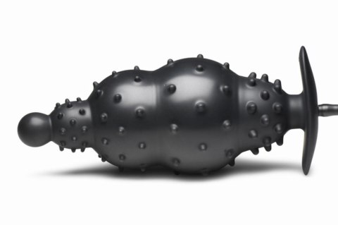 Master Series - Ribbed Inflatable Anal Plug