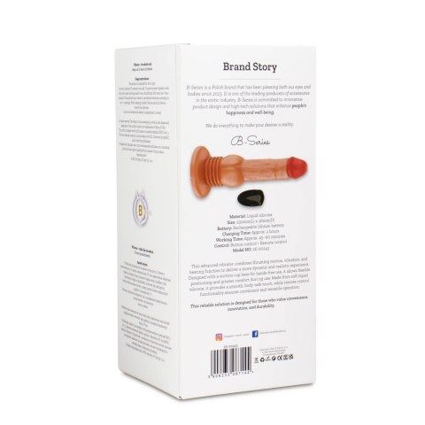 Heat Thrust Pro - wibrator posuwisty z podgrzewaniem i pilotem