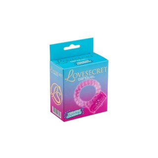 LoveSecret Sensual LS71 - Vibrating Cock Ring 02 - Pink - Battery Powered