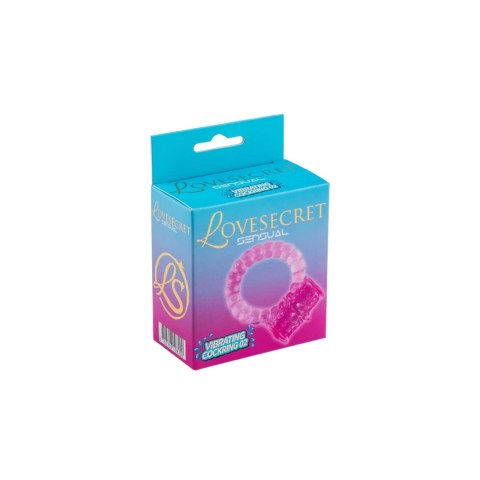 LoveSecret Sensual LS71 - Vibrating Cock Ring 02 - Pink - Battery Powered