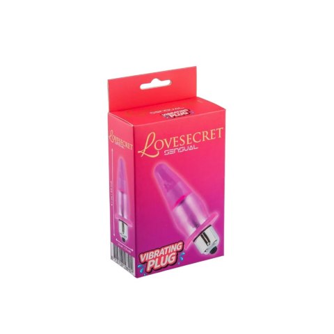 LoveSecret Sensual LS74 - Vibrating Plug - Pink - Compact Anal Massager - Battery Powered