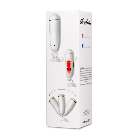 Masturbator-Vibrating Masturbation Cup USB 7 + Interactive Function / Talk Mode B - Series Fox