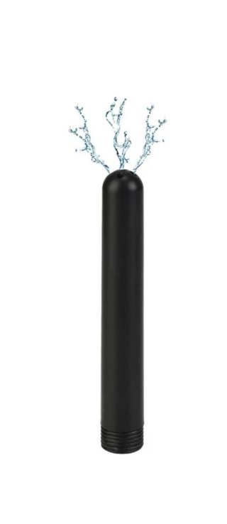 Power Escorts - BR277 - Anal Cleaner Tube Pro - Black, 15 cm / 5.9 Inch