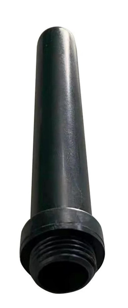 Power Escorts - BR277 - Anal Cleaner Tube Pro - Black, 15 cm / 5.9 Inch