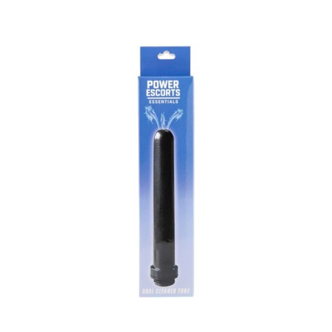 Power Escorts - BR277 - Anal Cleaner Tube Pro - Black, 15 cm / 5.9 Inch
