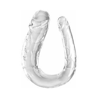 Power Escorts - BR336 Clear - Double Dong - 29 cm / 11.4 Inch - Realistic Double Dildo