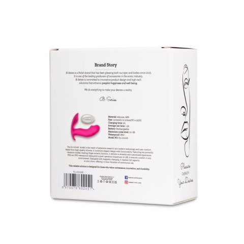 Stymulator-Silicone Panty Vibrator and Pulsator USB 10 Function / Heating B - Series Fox