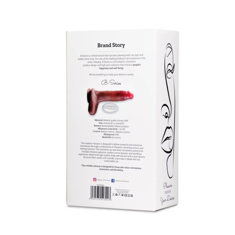 Wibrator-Silicone, 10 vibration modes 7 thrusting function, Heating B - Series Fox
