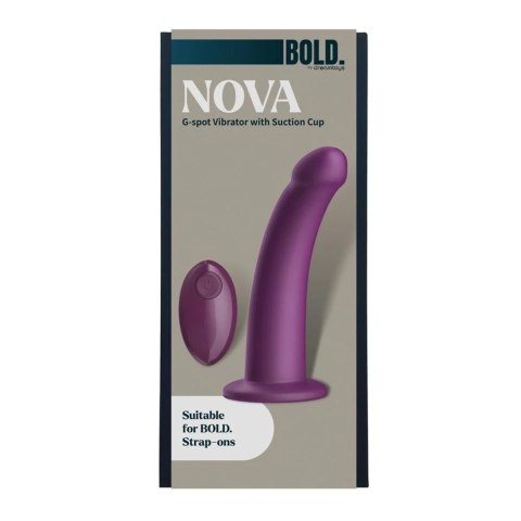Bold Nova - wibrator punktu G z przyssawką i pilotem