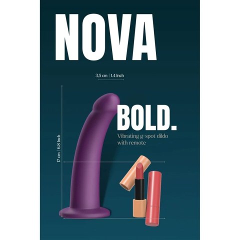 Bold Nova - wibrator punktu G z przyssawką i pilotem