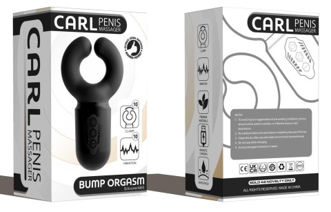 Carl - masażer penisa z zaciskiem i wibracjami